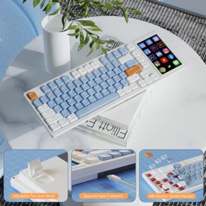 Ajazz AKP815 Red Switch RGB USB White (AKP815-R-WBO)