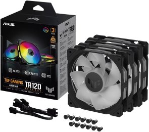 Кулер ASUS TUF Gaming TR120 ARGB Reverse Black 3 pcs (90DA00D0-B09020)