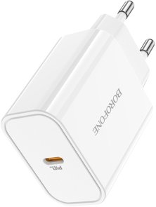 Зарядний пристрій BOROFONE BA57A Easy Speed 20W White (6931474745538)