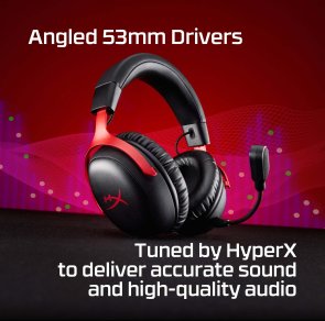 Гарнітура накладна HyperX Cloud III S Wireless, Black ( Gaming )
