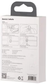 Фото: Гачки-тримачі Baseus Beetle Vehicle Hook Dark Grey (ACGGJK-0G) № 3 | KTC