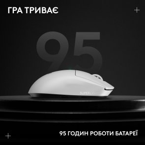Миша Logitech G Pro X Superlight 2 White (910-006638)