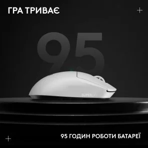 Фото: Миша Logitech G Pro X Superlight 2 White (910-006638) № 16 | KTC