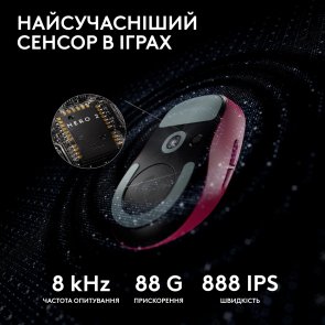 Миша Logitech G Pro X Superlight 2 Pink (910-006797)
