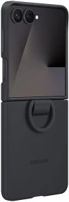 Фото: Чохол Samsung for Galaxy Flip7 - Silicone Case with Ring Black (EF-PF766TBEGUA) № 5 | KTC