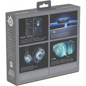 Гарнітура накладна Steelseries Arctis Nova 3P Wireless, Aqua ( Gaming )