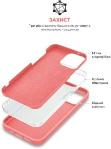Фото: Чохол ArmorStandart for Apple iPhone 15 Pro - ICON2 Case Guava (ARM70527) № 6 | KTC