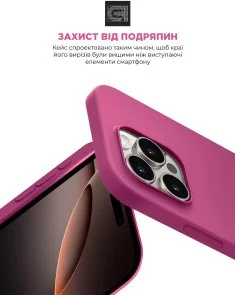 Фото: Чохол ArmorStandart for Apple iPhone 16 Pro - ICON2 MagSafe Fuchsia (ARM81319) № 5 | KTC