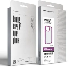 Фото: Чохол ArmorStandart for Apple iPhone 16 Pro Max - UNIT2 Violet (ARM78768) № 2 | KTC