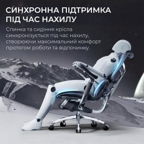 Крісло SIHOO Doro S300 Dark Grey (S300-M201)