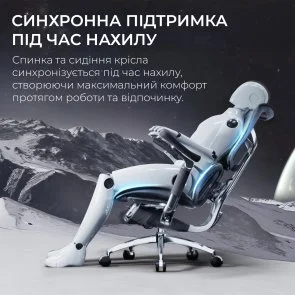 Фото: Крісло SIHOO Doro S300 Dark Grey (S300-M201) № 11 | KTC