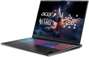 Фото: Ноутбук Acer Nitro 18 AI AN18-61-R127 NH.QYBEU.003 Black - 18" IPS 165 Гц / AMD Ryzen AI 7 / 350 / DDR5 32 ГБ / PCI-E SSD 1 ТБ / GeForce RTX 5070 № 3 | KTC