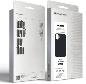 Фото: Чохол ArmorStandart for Apple iPhone 16 Plus - ICON2 Case Black (ARM78623) № 2 | KTC