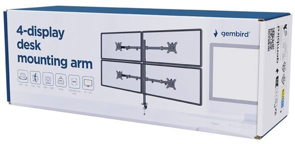 Кронштейн Gembird MA-D4-01 Black