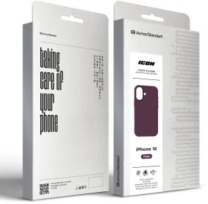 Фото: Чохол ArmorStandart for Apple iPhone 16 - ICON2 MagSafe Plum (ARM81312) № 10 | KTC
