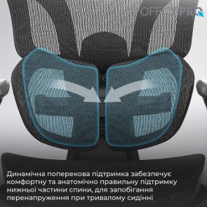 Крісло OfficePro Elite OC950B Black