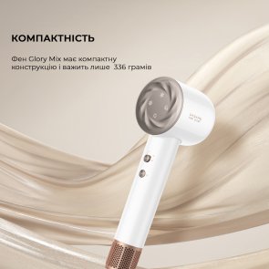 Фен Dreame Hair Glory Mix High-speed Hair Dryer-White AHD18 (AHD18-WH)