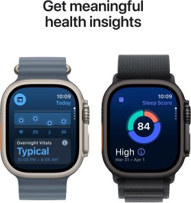 Смарт годинник Apple Watch Ultra 3 - 49mm Black Titanium Case with Black/Charcoal Trail Loop - S/M (MF1D4)