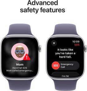 Смарт годинник Apple Watch Series 11 GPS - 46mm Silver Aluminium Case with Purple Fog Sport Band - S/M (MEV94)