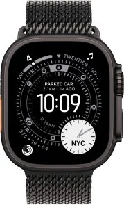 Фото: Смарт годинник Apple Watch Ultra 3 - 49mm Black Titanium Case with Black Titanium Milanese Loop - Small (MF1N4) № 2 | KTC