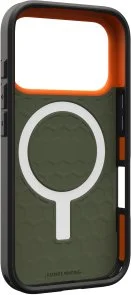 Фото: Чохол UAG for Apple iPhone 17 Pro - Civilian MagSafe Olive/Orange (114545117297) № 13 | KTC