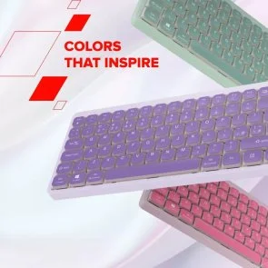 Фото: Клавіатура Canyon OnType 10 USB Green (CNS-HKB10GR) № 12 | KTC
