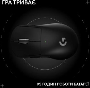 Миша Logitech G Pro X Superlight 2 Dex Wireless Black (910-007357)
