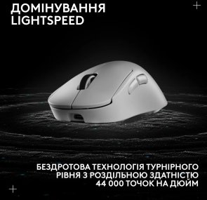 Миша Logitech G Pro X Superlight 2 Dex Wireless White (910-007365)