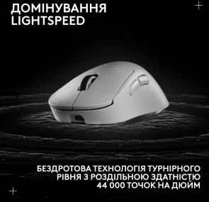 Фото: Миша Logitech G Pro X Superlight 2 Dex Wireless White (910-007365) № 5 | KTC