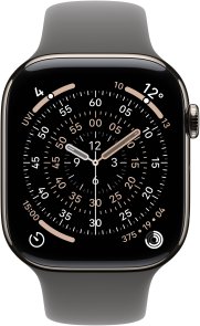 Смарт годинник Apple Watch 11 GPS LTE 42mm - Natural Titanium Case with Stone Grey Sport Band - M/L (MF8N4)