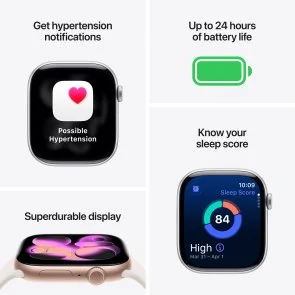 Фото: Смарт годинник Apple Watch 11 GPS LTE 46mm - Gold Titanium Case with Light Blush Sport Band - M/L (MFD64) № 3 | KTC