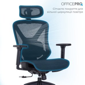 Крісло OfficePro Atlas OC630-B-B-B Black