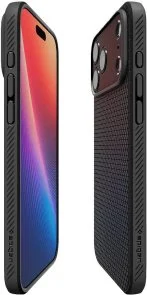 Фото: Чохол Spigen for Apple iPhone 17 Pro - Liquid Air Matte Black (ACS10331) № 5 | KTC