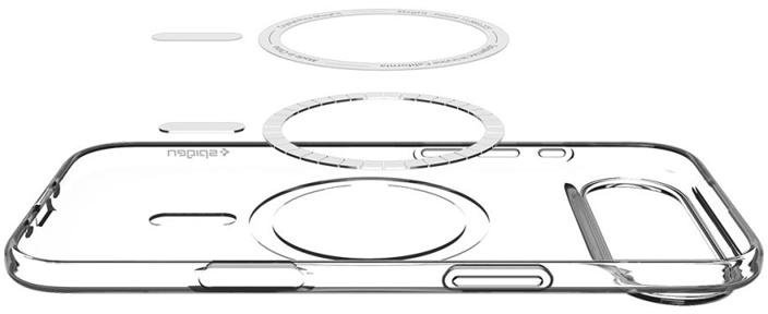 Чохол Spigen for Apple iPhone Air - Liquid Crystal MagFit Clear White (ACS10395)