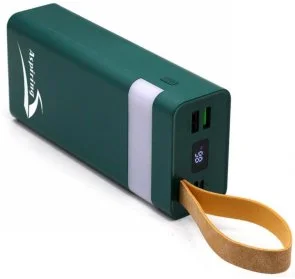 Фото: Батарея універсальна Aspiring Light 30 30000mAh 22.5W Green (P30000L) № 2 | KTC