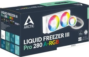 Фото: Система рідинного охолодження Arctic Liquid Freezer III Pro 280 ARGB White (ACFRE00187A) № 6 | KTC