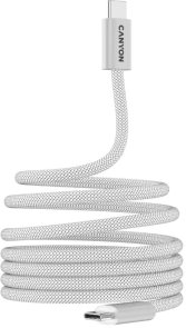 Кабель Canyon OnWire 60MG 60W Type-C / Type-C 1m White (CND-CCMG60AB15W)