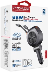 Автомобільний зарядний пристрій Promate DriveGear-R2 (6959144066745)