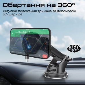 Кріплення для мобільного телефону Promate Magdrive-r (6959144066370)