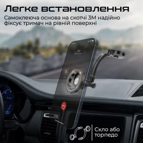 Фото: Кріплення для мобільного телефону Promate MagHoop-GN (maghoop-gn) № 3 | KTC