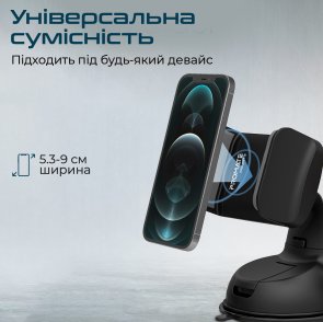 Кріплення для мобільного телефону Promate mount-2 Black (mount-2.black)
