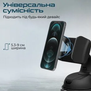 Кріплення для мобільного телефону Promate mount-2 Black (mount-2.black)