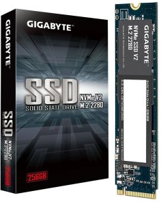  SSD-накопичувач Gigabyte NVMe SSD V2 2280 PCIe Gen 3.0 x4 256GB (G3NVMEV2256G)