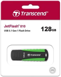 Фото: Флешка USB Transcend JetFlash 810 128GB Green (TS128GJF810) № 3 | KTC
