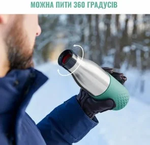 Фото: Термопляшка Tefal Bludrop Soft Touch 700ml Green (N3111210) № 8 | KTC
