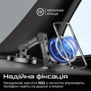 Фото: Кріплення для мобільного телефону Promate Magnus (magnus) № 3 | KTC