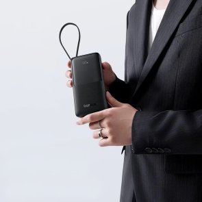 Батарея універсальна Baseus Bipow 10000mAh 20W with Built-in USB-C Cable