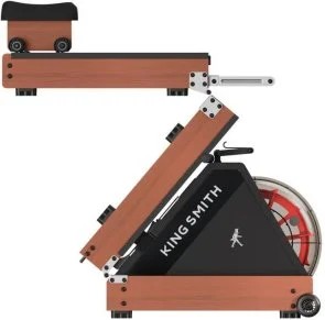 Фото: Водний гребний тренажер із системою потрійного складання KingSmith Water Rowing Machine WR20 Red Oak (RMWR20F) № 9 | KTC