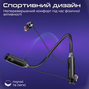 Гарнітура Promate Leap Black (6959144064284)