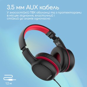 Навушники Promate Simba Onyx (6959144058931)